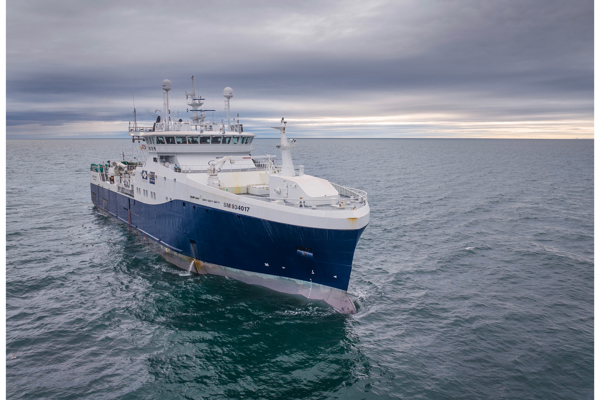 Emeraude in the Norwegian EEZ with 81 different seafood products onboard 